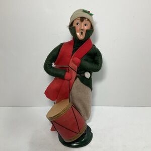 Byers Choice‎ Victorian Caroler Boy with a Drum 1992 Some Damage Read